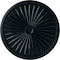 Ekena Millwork Leandros Ceiling Medallion (Fits Canopies up to 5"), 33 1/8"OD x 3 1/2"ID x 1 3/8"P, Night Shade CM33LENSF - alternate 1